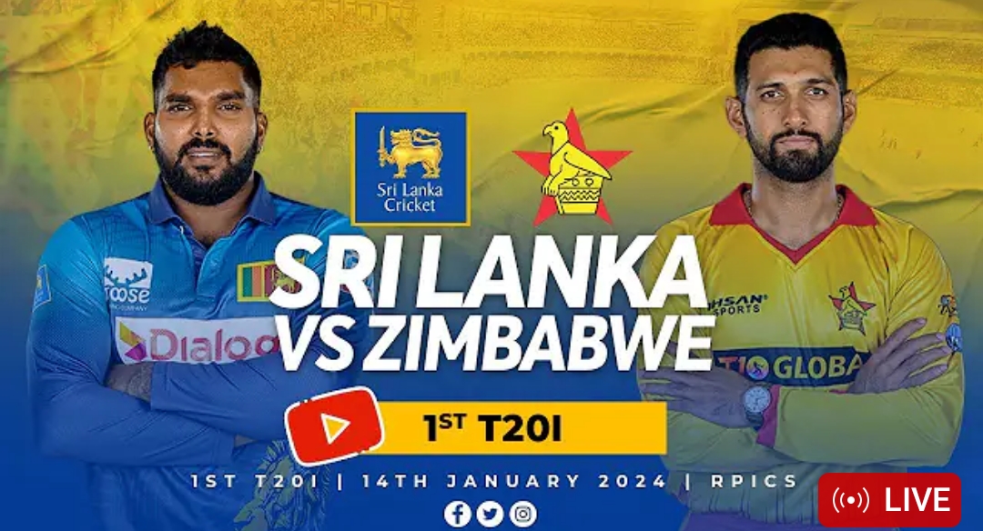 Sri Lanka Vs Zimbabwe 1st T20I,RPICS - CRICK VIDU